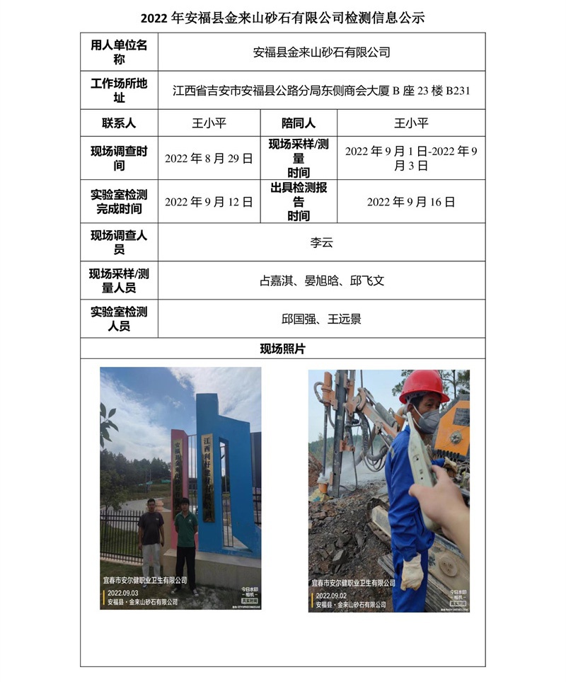 2022年安福縣金來(lái)山砂石有限公司檢測(cè)信息公示.jpg